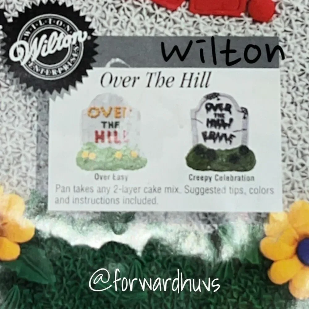 Wilton Over The Hill Cake Pan with Instructions